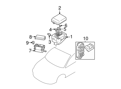 Electrical Components for 2004 Mitsubishi Galant | MitsubishiParts.com