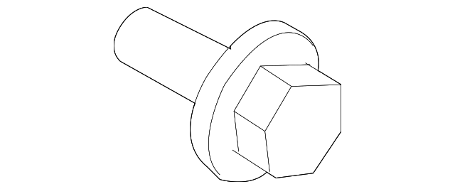 M6x1x15.8 Liftgate Lower Applique Bolt - GM (94502161)