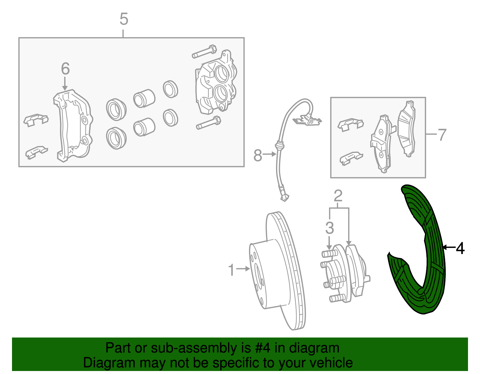 Shield, Front Brake - GM (92257837)