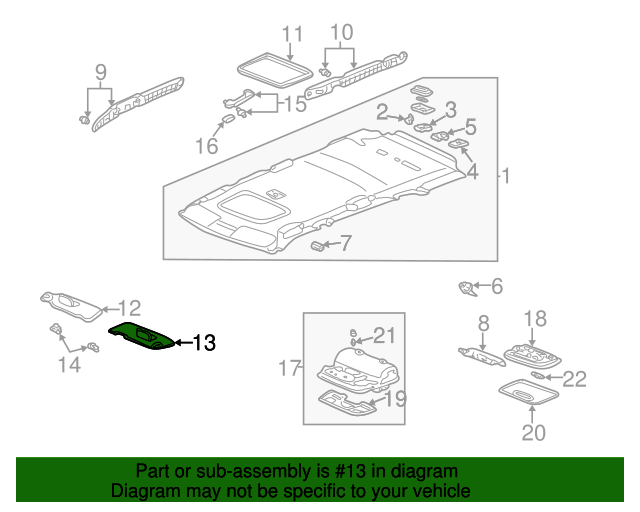 83280S9AA81ZB SunVisor Assembly L *YR239L* (Mirror) (Ivory) 2005