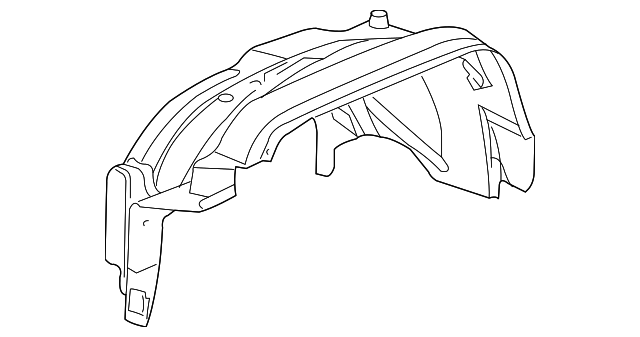 Passenger Side Front Wheelhouse Liner - GM (25931997)