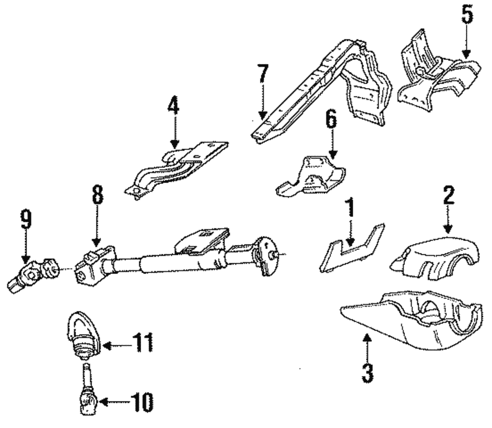 Lower Bracket - Ford (E9JY-76044L33-A)
