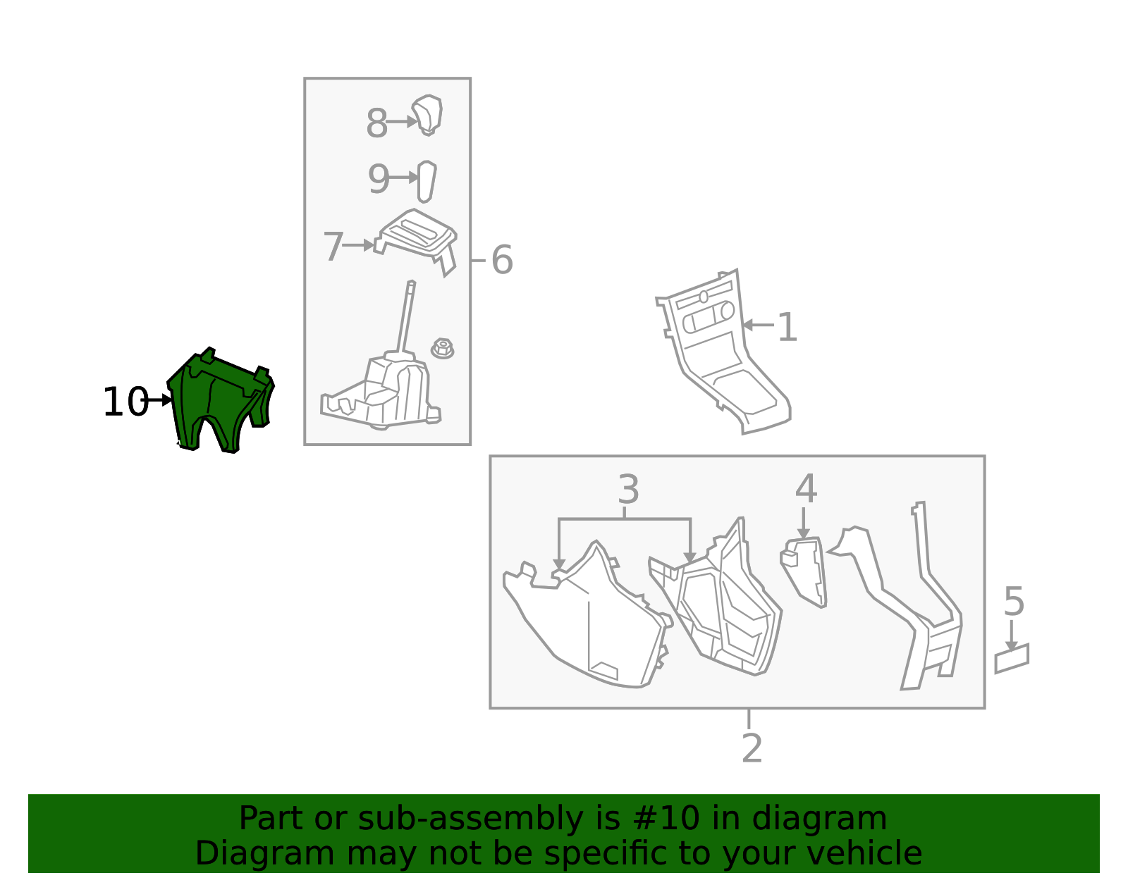 Automatic Transmission Control Bracket - GM (96625324)