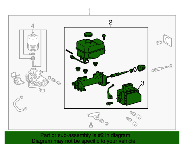 20182023 Toyota Master Cylinder Assembly 4702504210 Toyota