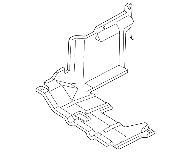 0K2A1-56111B - Radiator Support Splash Shield - 1998-2004 Kia | Kia ...