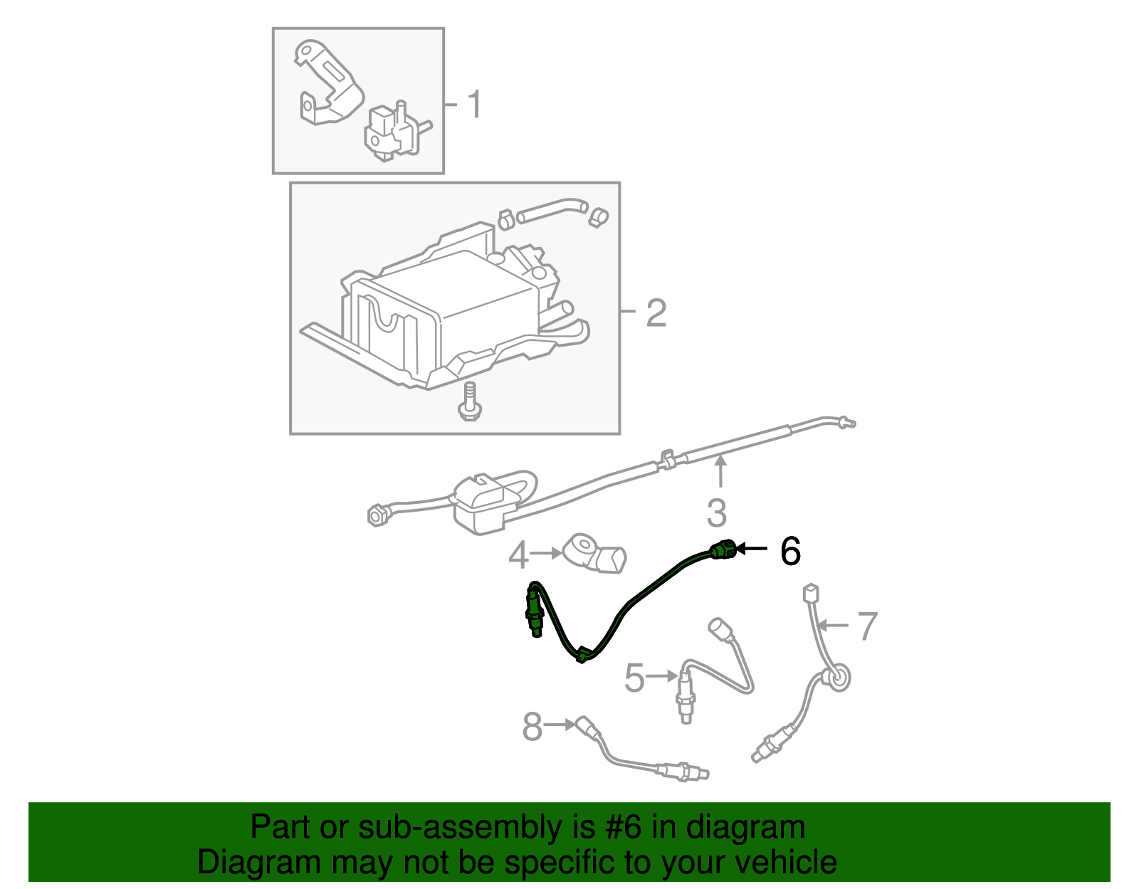 Oxygen Sensor - Toyota (89467-0R010)