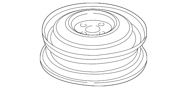 Wheel Assembly, 14X4 Compact Spa              *Black - GM (09593550)
