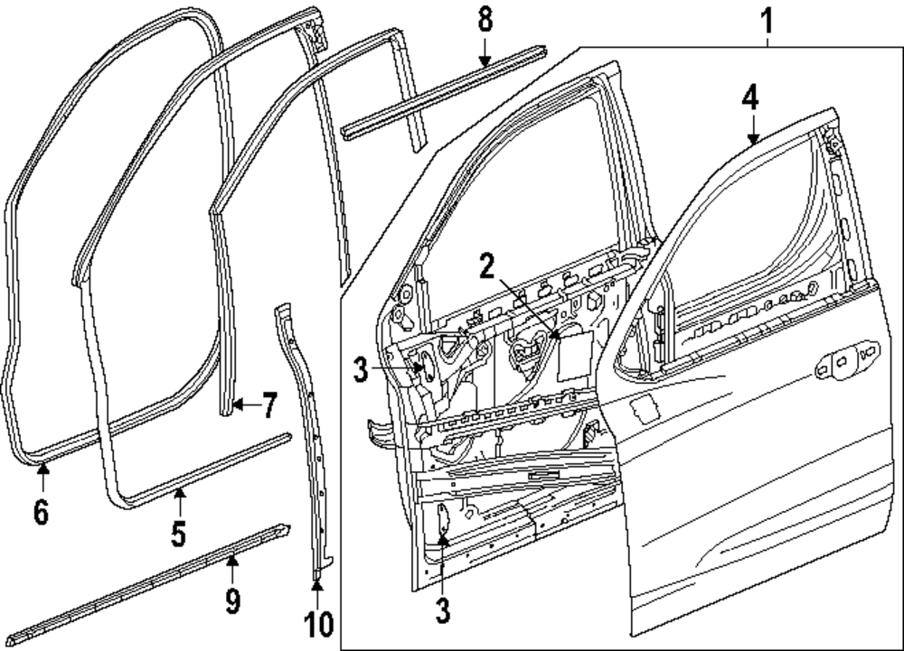 F Door - GM (87866333)