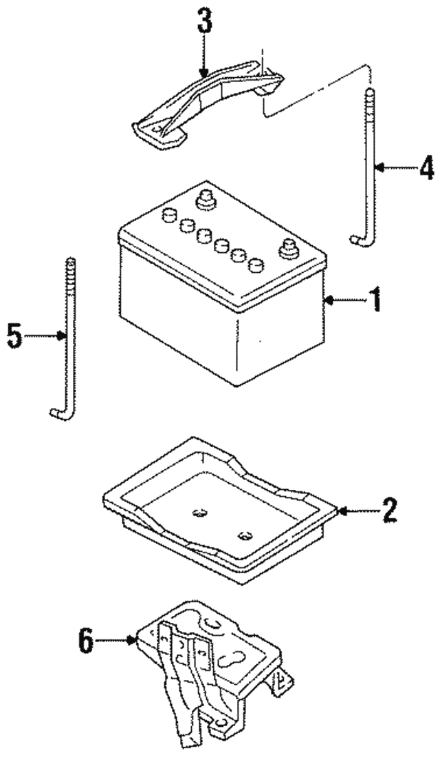 19882002 Ford Battery BXT35A