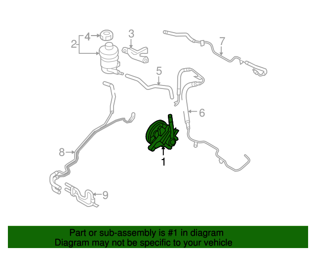 20062010 Kia Sedona OEM NEW 0610 Kia Sedona 3.8L Engine Pump Assembly