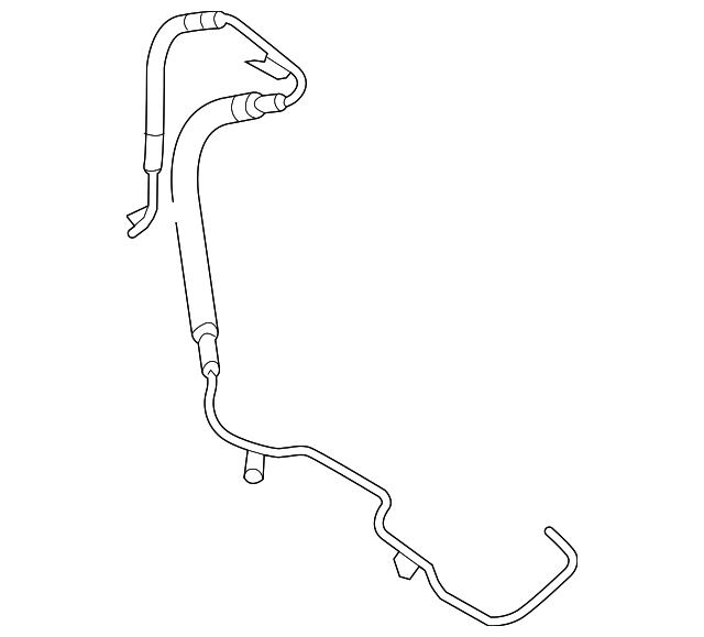 20112012 Kia Sedona Power Steering Pressure Hose 575104D202 Kia of