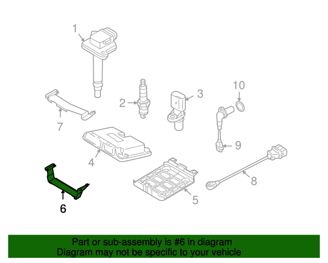 20052015 Audi Engine Control Module Cover 8E0907411J Audi USA Parts