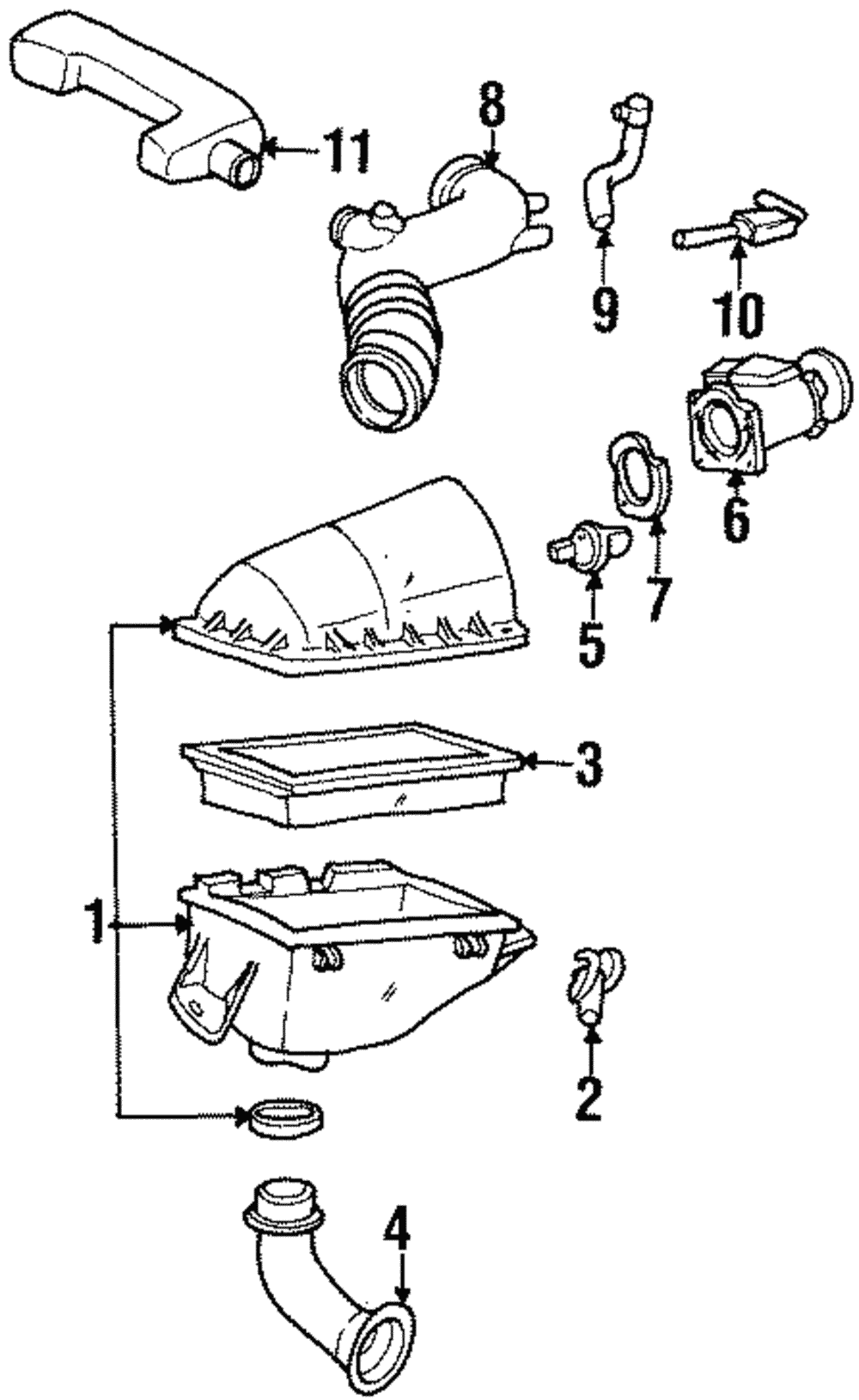 Air Cleaner Assembly - Ford (YW1Z-9600-AA)