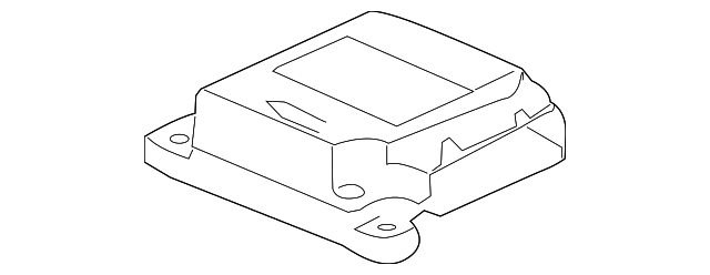 Airbag Sensing and Diagnostic Module - Cadillac (89047254)