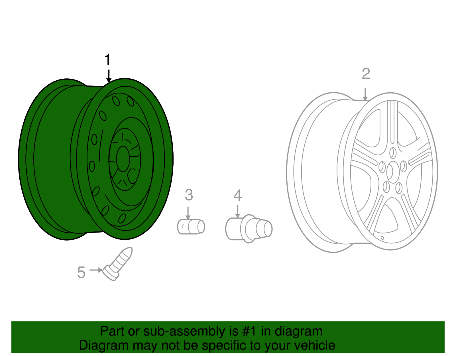 Compact Spare - GM (09596484)