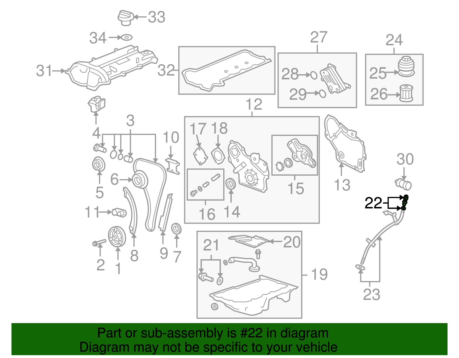 Engine Oil Dipstick - GM (12604225)