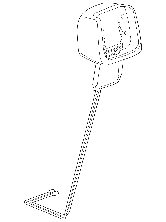 20132017 GM Light Titanium 3rd Row Seat Head Restraint 22971587 GM