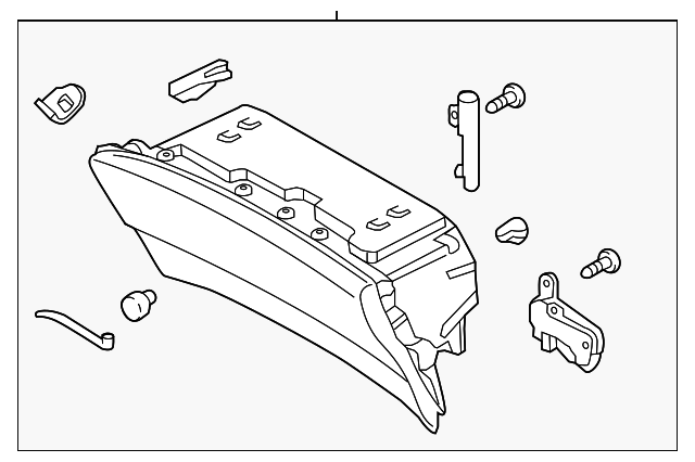 Glove Box Assembly - Ford (HA1Z-58060T10-AA)