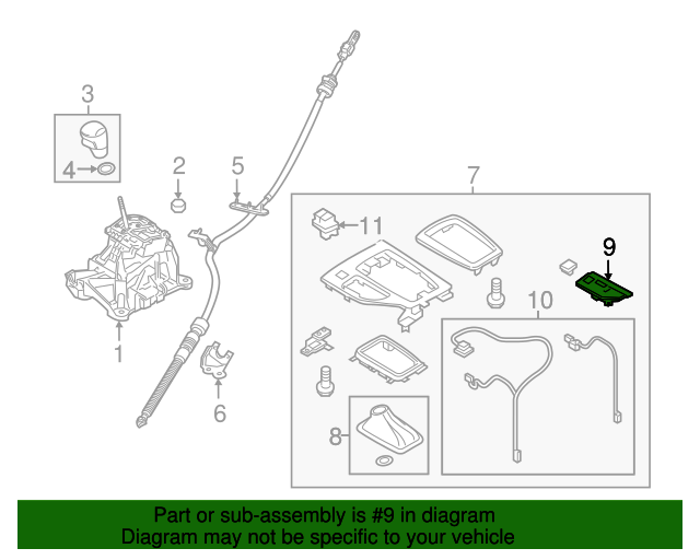 20142018 Mazda 3 Shift Indicator BHN264350A
