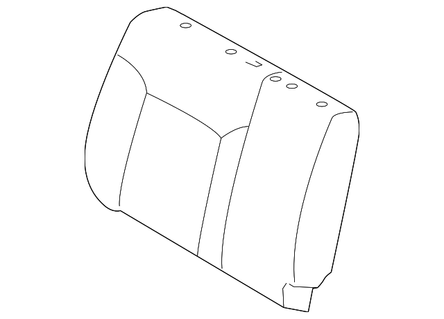TOYOTA Genuine 71077-42191-B1 Seat Back Cover TOYOTA Genuine 71077-42191-B1 Seat Back Cover