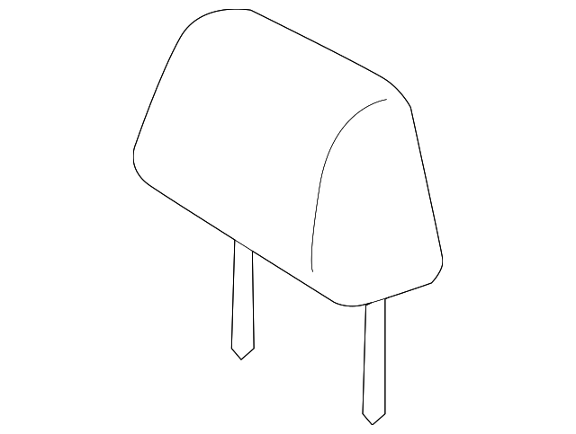 TOYOTA Genuine 71940-04020-B0 Headrest Assembly