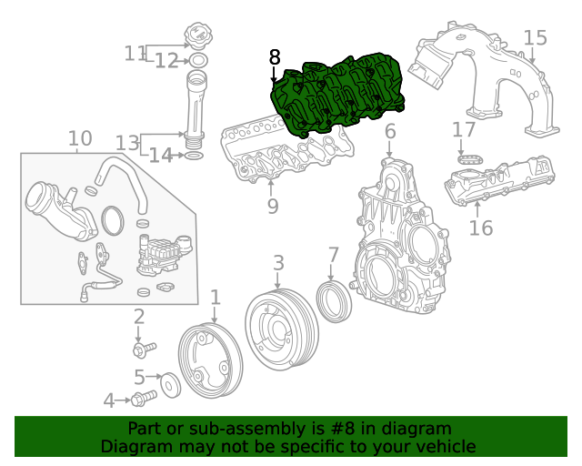 20192022 GM Valve Rocker Arm Cover 12680249 GM