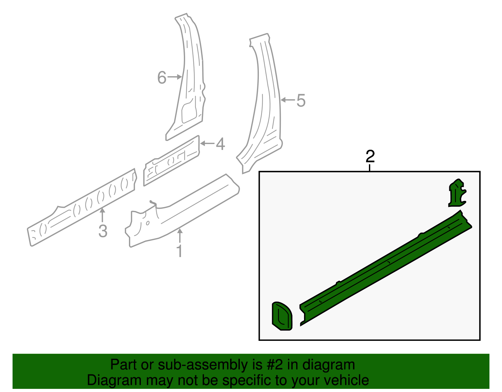 Rocker Reinforced - Scion (SU003-05170)
