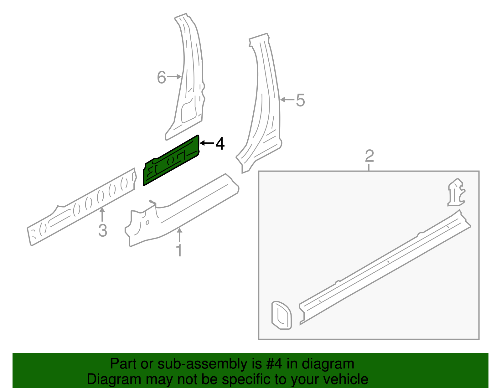 Reinforced Plate - Toyota (SU003-01290)