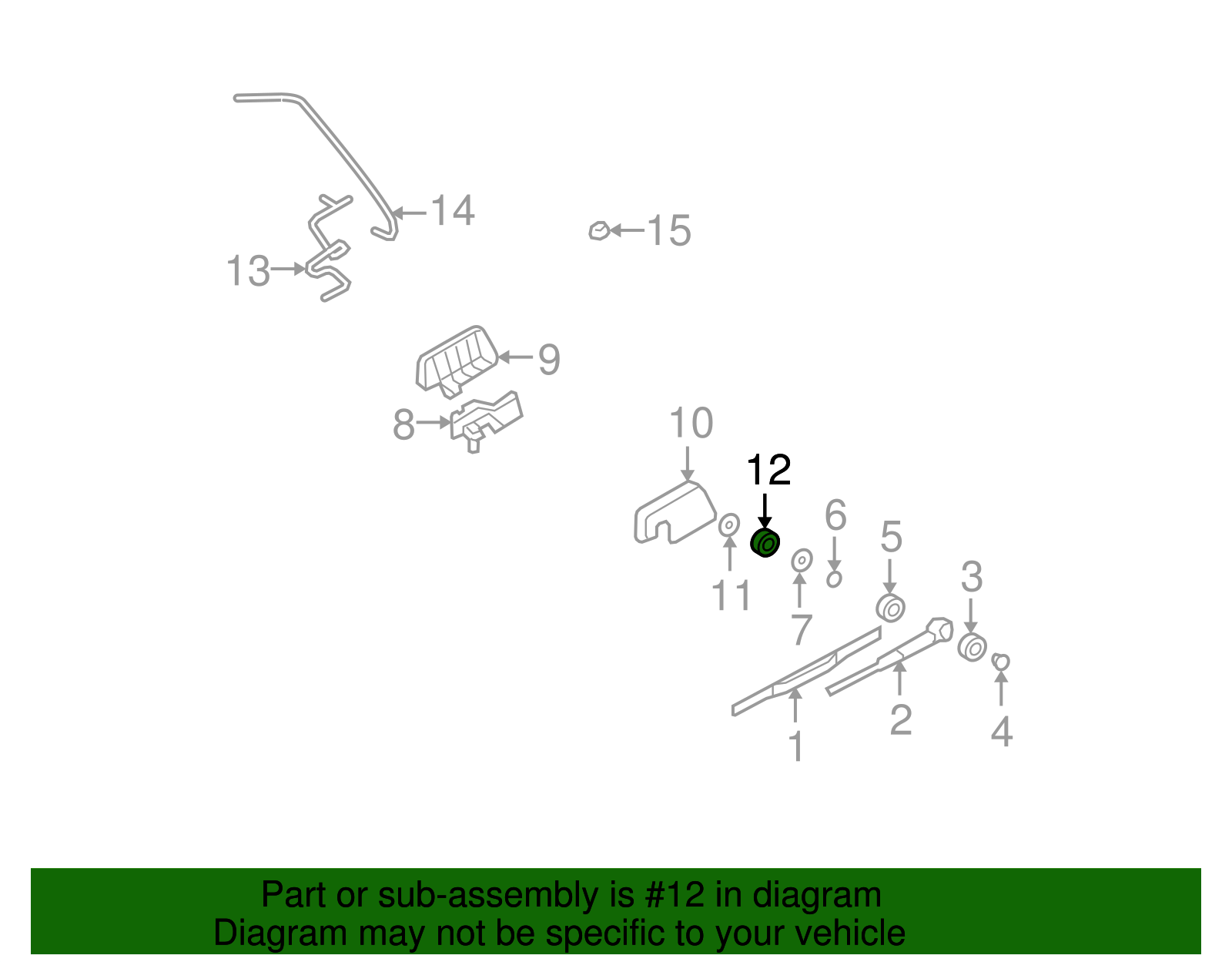 Wiper Motor Inner Cover - Ford (YL8Z-17A511-AA)