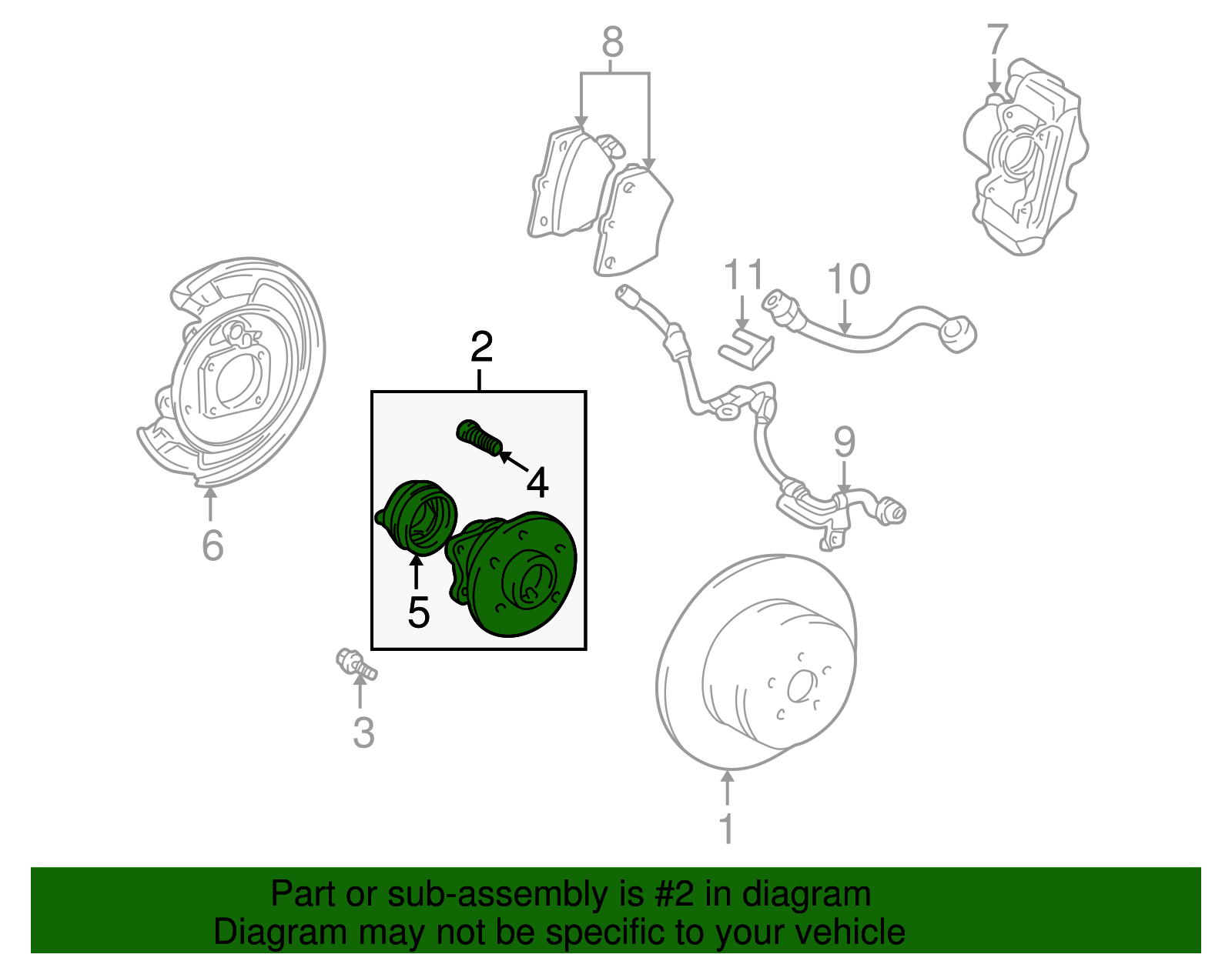 Hub & Bearing Assembly - Scion (42450-63011)