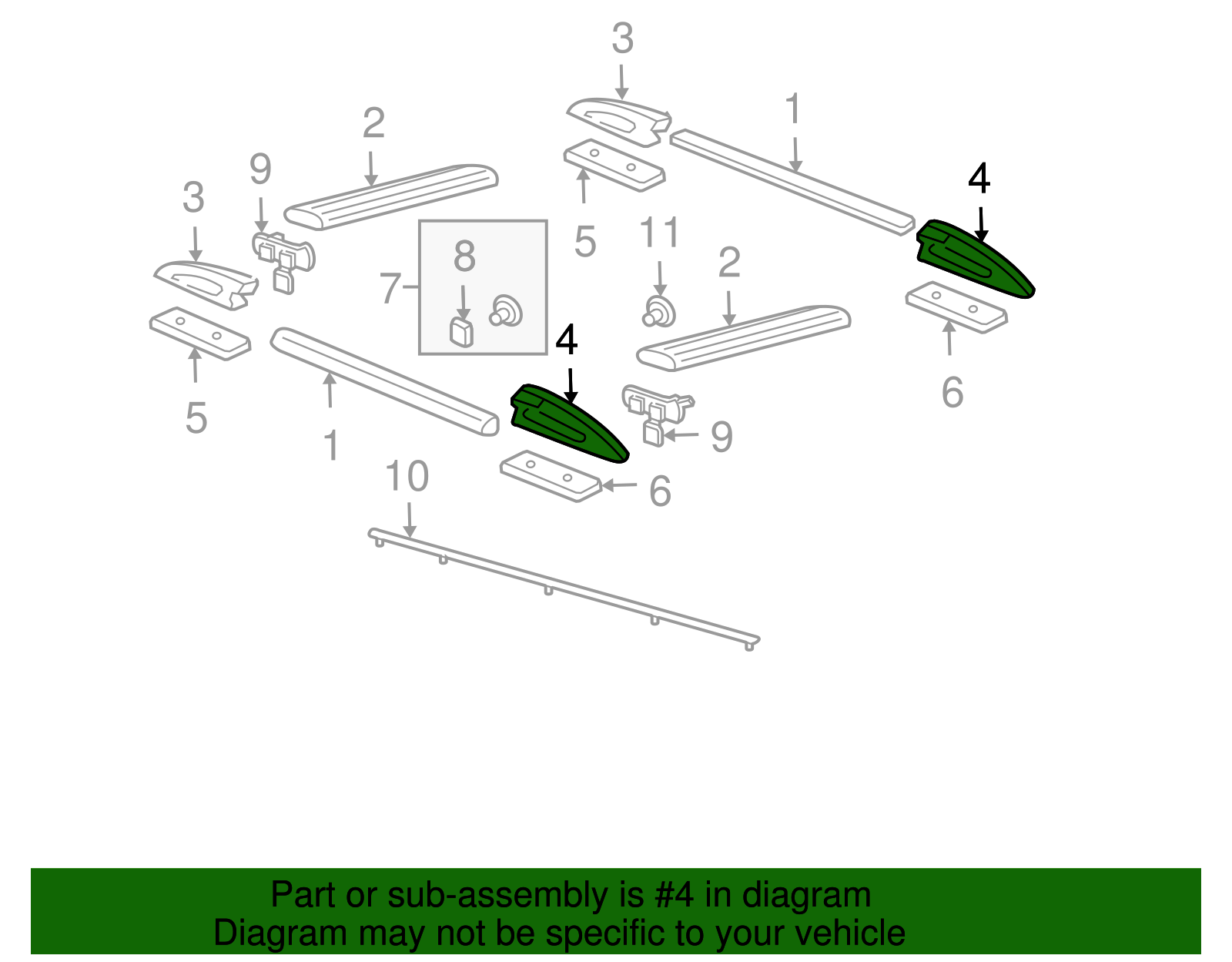 Support, Lugg Carr Rear Rl - GM (88944280)
