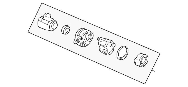 Parking Assist Alarm Sensor - GM (88891837)