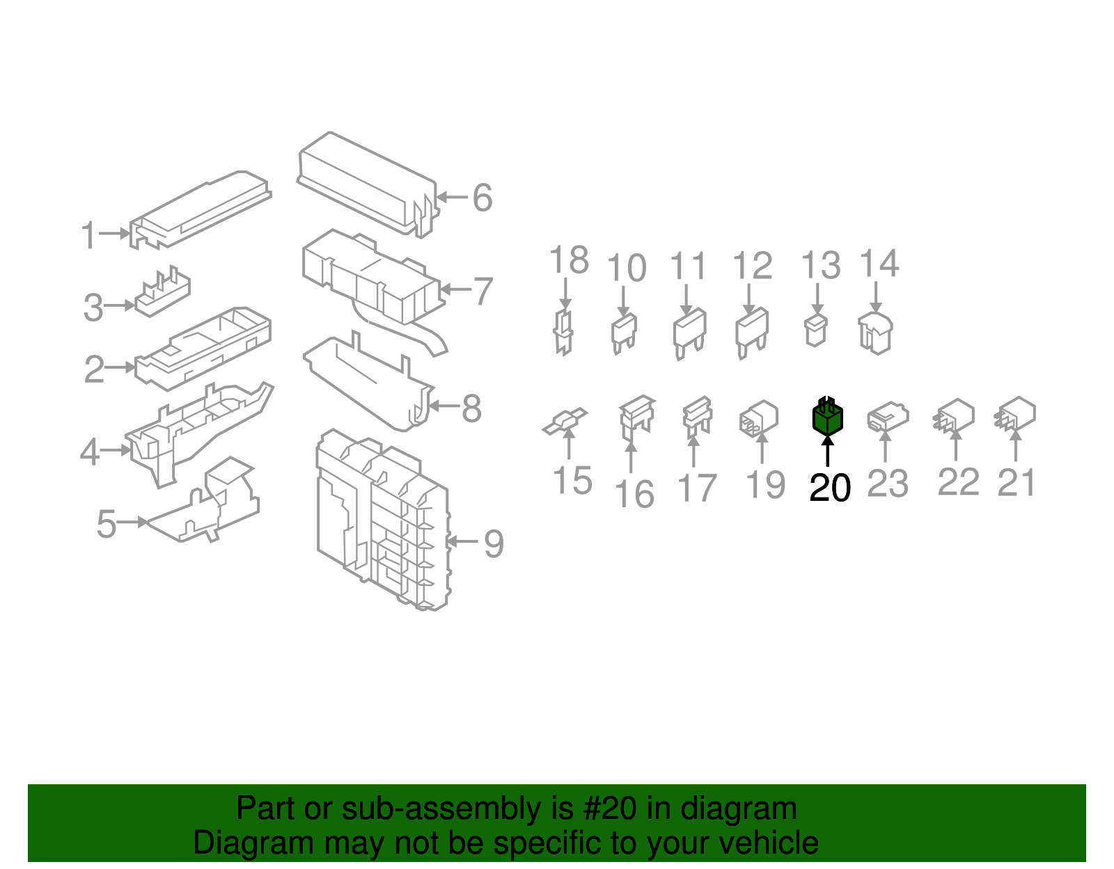 Accessory Power Relay - Ford (GU5Z-14N089-A)