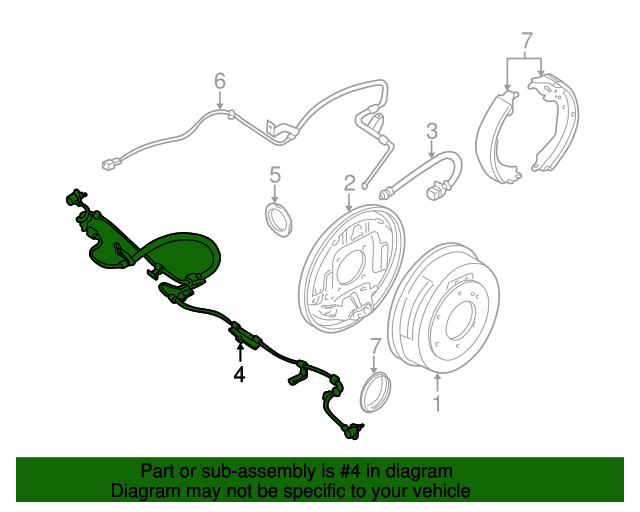 20012004 Nissan Xterra Speed Sensor 479007Z710 QuirkParts