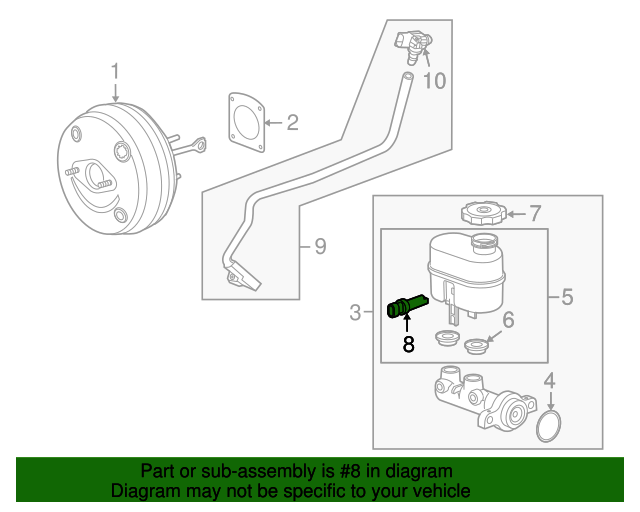 20142020 GM Brake Fluid Level Indicator Switch 22776622 QuirkParts