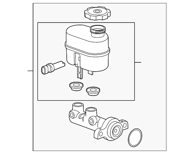 20142020 GM Brake Master Cylinder 20925765 GM Parts Center