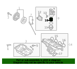 thumbnail image 2 of Kia OEM Oil Filter Housing Cover – 2020-2024 K5 1.6L, Genuine 26315-2M000 2 of 6
