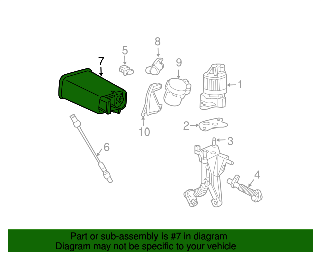 20052016 GM Vapor Canister 15836560 GM