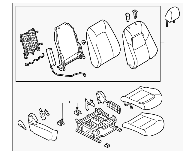 KPF757100A02 Seat Assembly 20222023 Mazda CX5 Bam Wholesale Parts