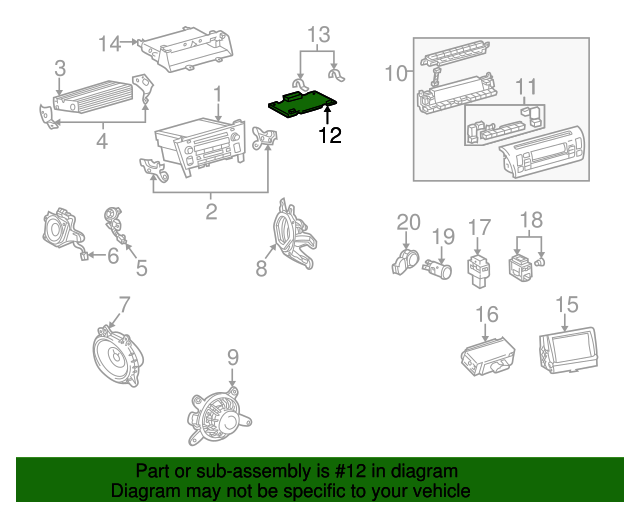 20062010 Lexus SC430 Power Amplifier 8865024400 XportAuto