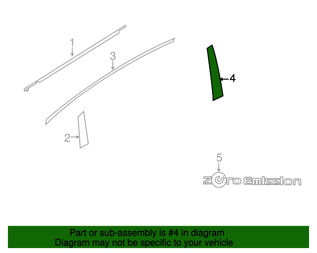 20182022 Nissan LEAF Applique 802D35SK1A Nissan Cheap Parts