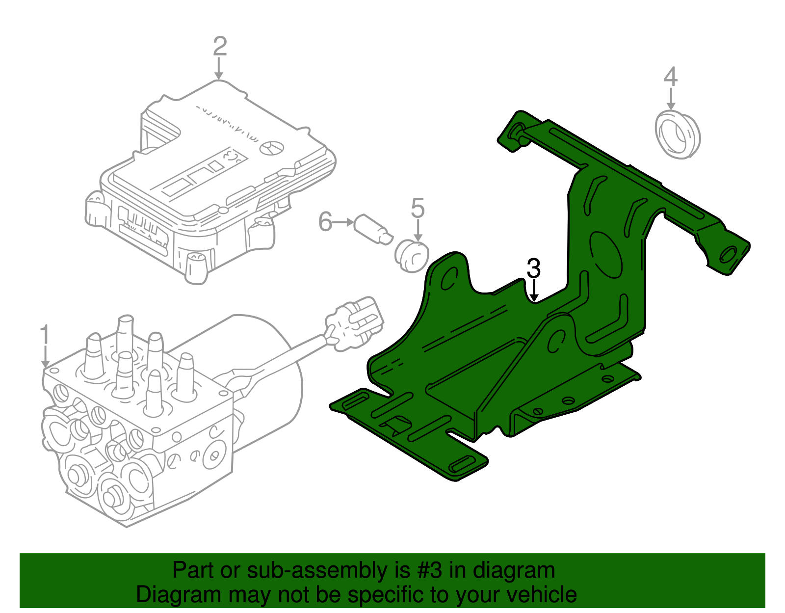 Mount Bracket - GM (12477683)