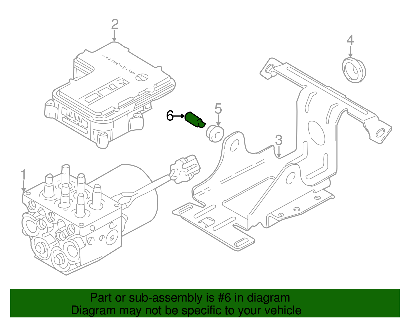 Mount Bracket Bolt - GM (12473003)