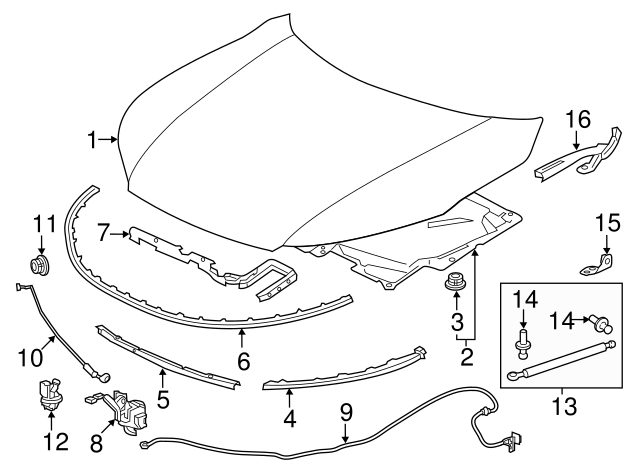 06 21 Honda Grommet Hood Stay Sna 003 Hondapartswd