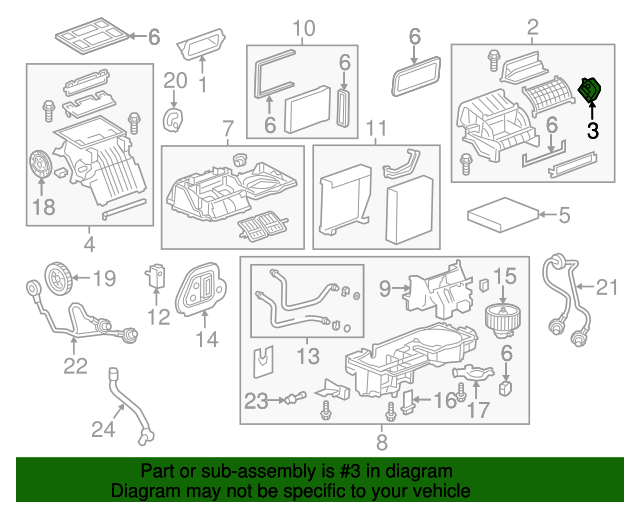 20122022 Chevrolet Air Inlet Valve Actuator 95017988 GM