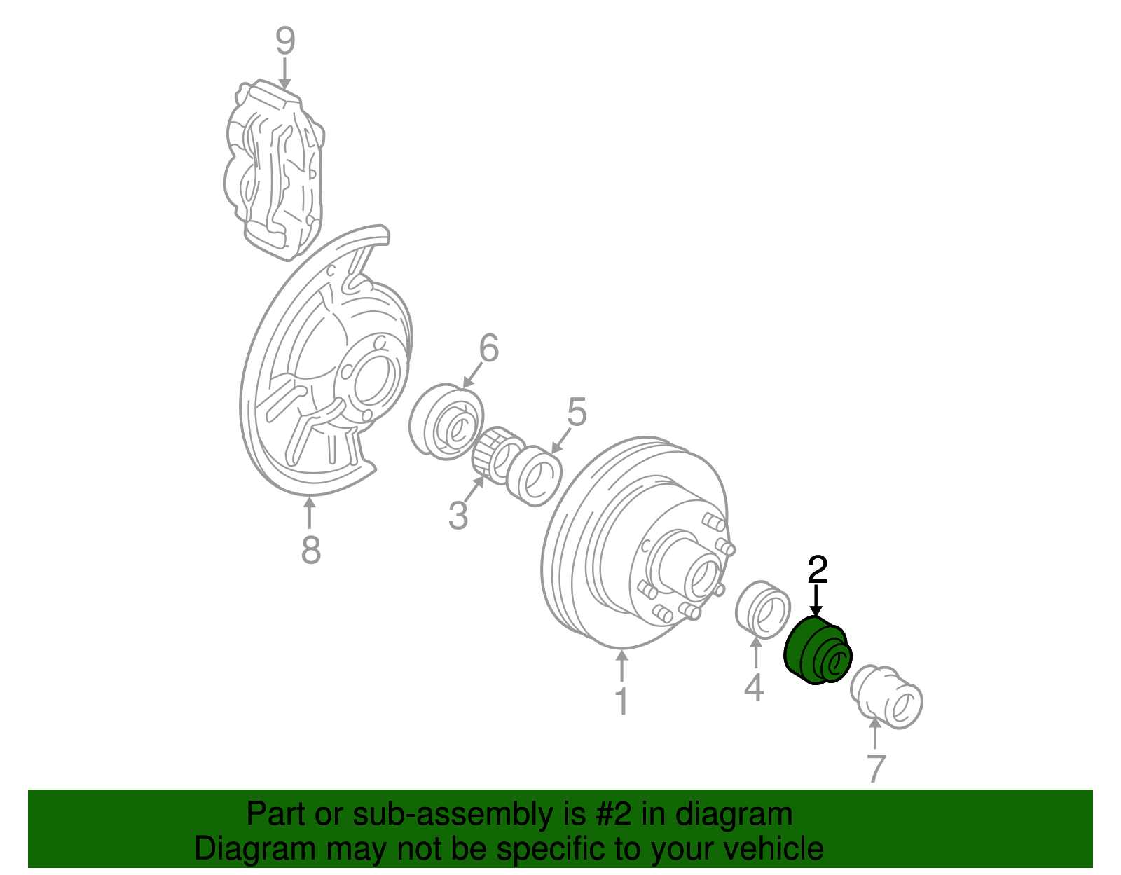 Bearing - Ford (E7TZ-1216-A)