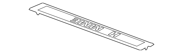 Plate, R/Floor Rear Tr - GM (15802797)