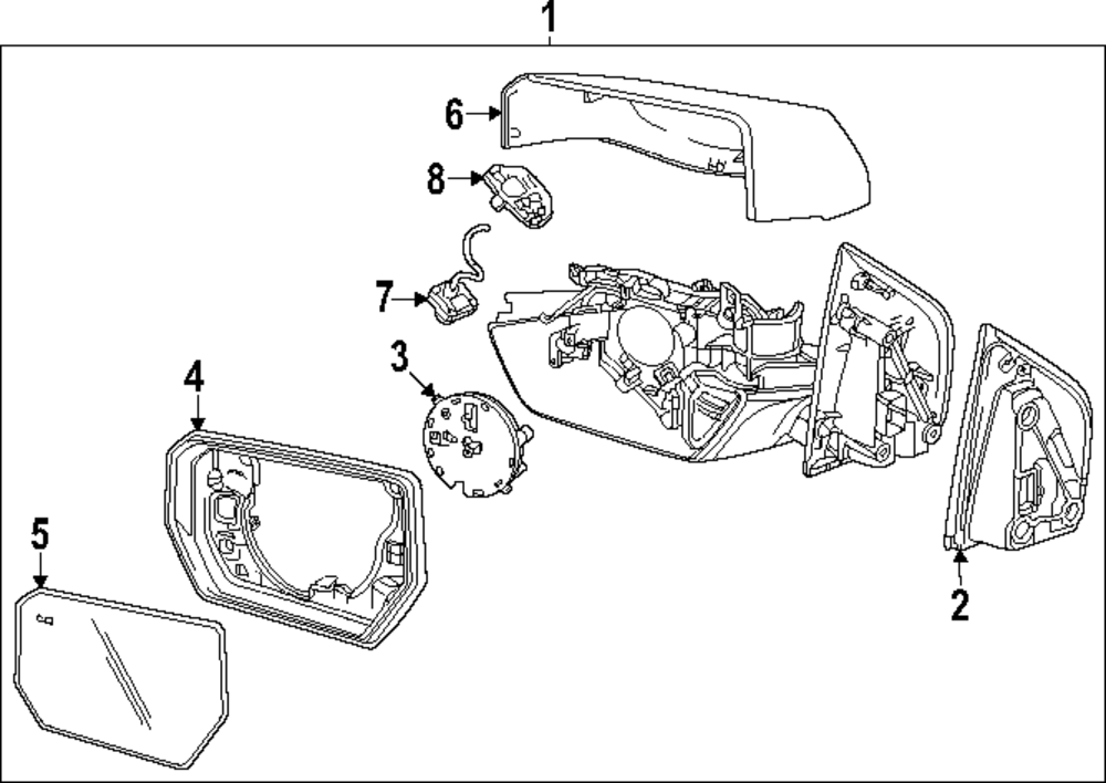 Side Camera Bracket - GM (87845748)
