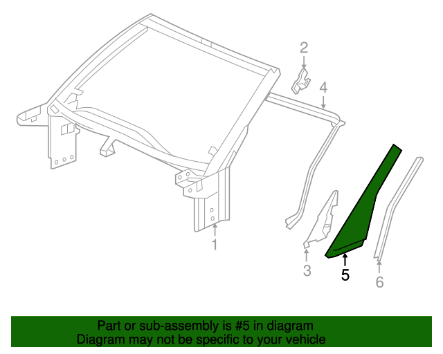 20142019 Chevrolet Corvette Applique Driver's Side (LH) 23163511