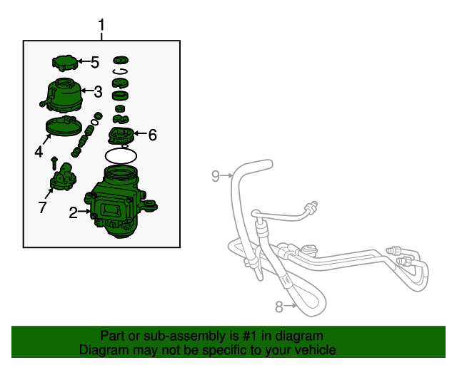 20002005 Toyota MR2 Spyder Power Steering Pump 4431017060 Toyota